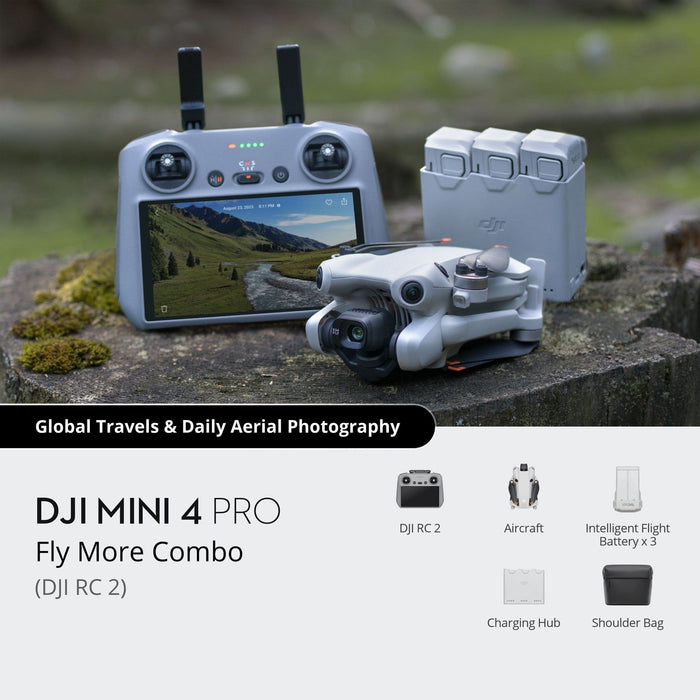 DJI MINI 4 PRO FLY MORE COMBO - DJI RC2 DJI Tekkas Store