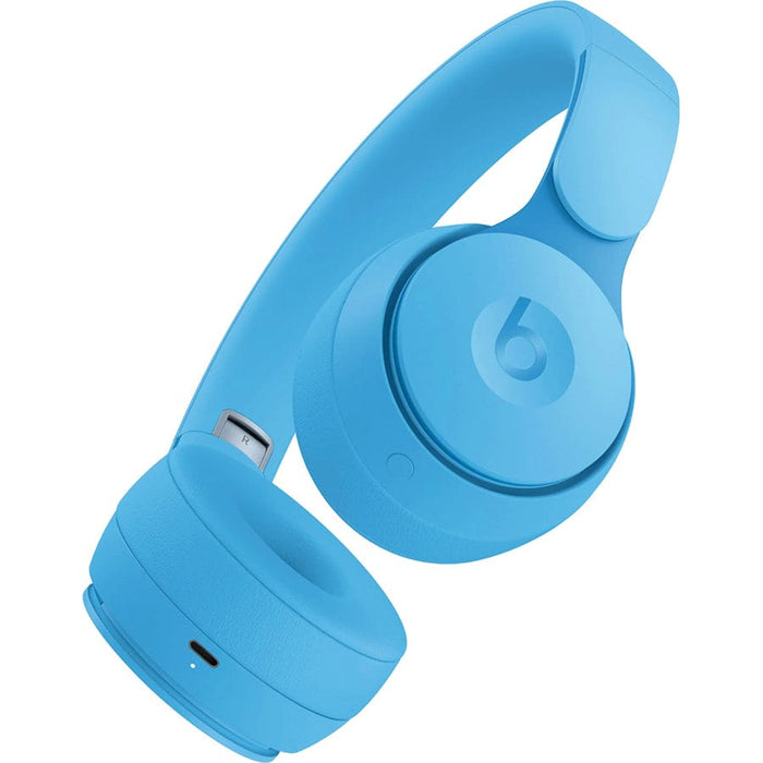 Beats by Dre - Beats Solo Pro Matte Collection Wireless Noise Cancelling On-Ear Headphones Apple Headphones Blue Tekkas_Store