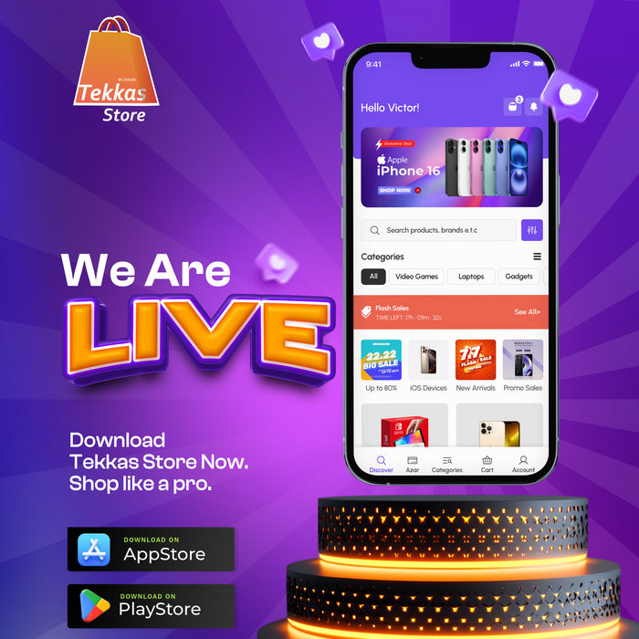 Tekkas Store App is Live: Tech gadget shopping in Nigeria just got easier