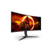 AOC Gaming 34" WQHD Curved Monitor – 180Hz HDR400 tekkas-store