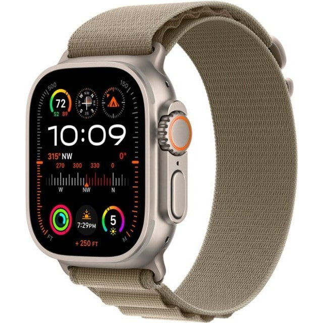 Apple Watch Ultra 2ND GEN (GPS + Cellular) Apple Apple Accessories Alpine Loop - Olive Tekkas_Store