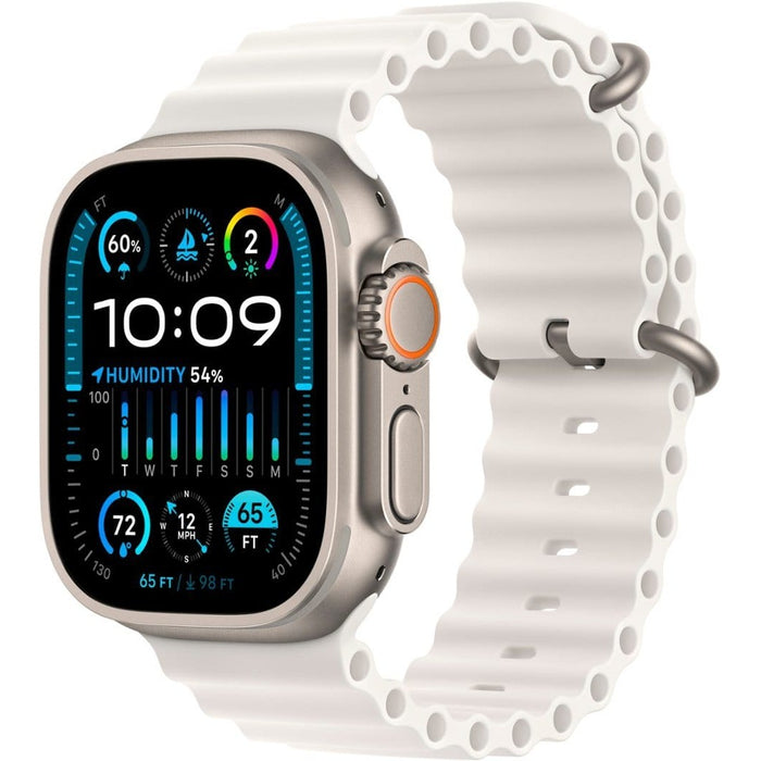 Apple Watch Ultra 2ND GEN (GPS + Cellular) Apple Apple Accessories Ocean Band - White Tekkas_Store