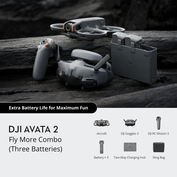 DJI AVATA 2 FLY MORE COMBO DJI Tekkas Store