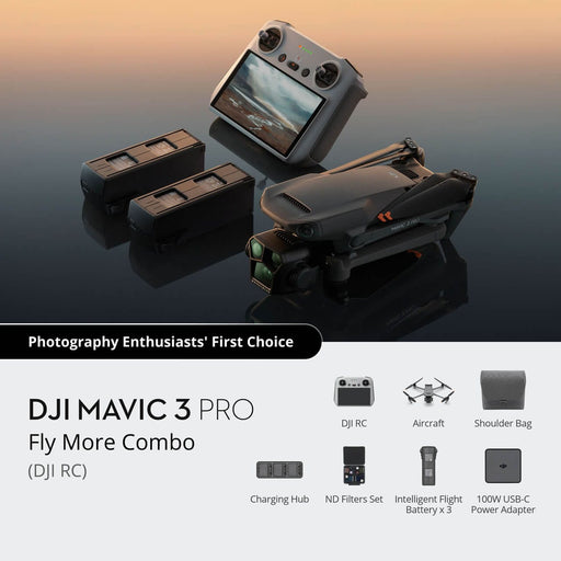 DJI MAVIC 3 PRO FLY MORE COMBO - DJI RC DJI Tekkas Store