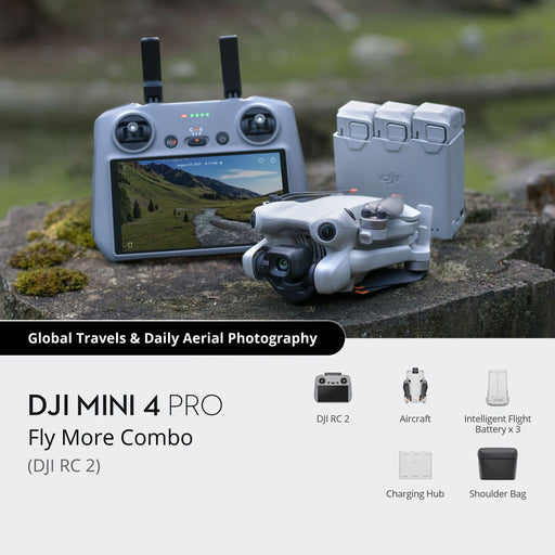 DJI MINI 4 PRO FLY MORE COMBO - DJI RC2 DJI Tekkas Store