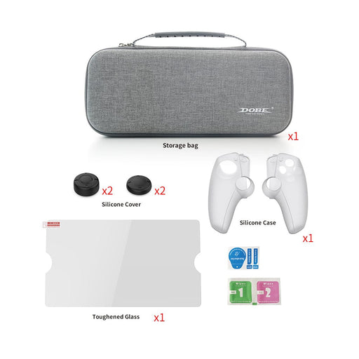DOBE- 5 in 1 Protective Kit for PlayStation Portal Remote Player Tekkas Store PS5 Accessories Tekkas_Store
