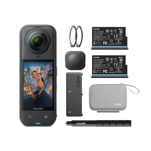 INSTA360 X5 8K 360 Action Camera – Essential Bundle Kit tekkas-store