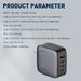 LDNIO - 100W 4-PORT GaN Charging Adapter with replaceable plugs (UK/EU/US) Tekkas Store Power Adapter Tekkas_Store