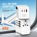 LDNIO - 65W 3-PORT GaN Travel Converter Adapter (UK/US/AU/EU) Tekkas Store Power Adapter Tekkas_Store
