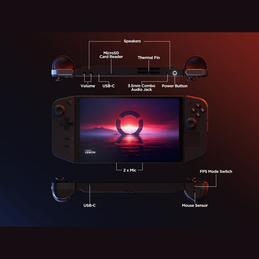 Lenovo Legion Go Handheld Lenovo Console 512GB Tekkas_Store
