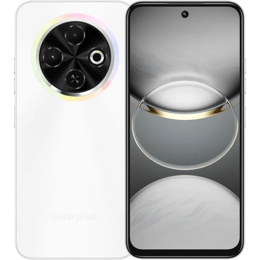 TECNO SPARK 30C 4GB RAM + 128GB ROM Tekkas Store Tecno Orbit White / 4GB/128GB Tekkas_Store