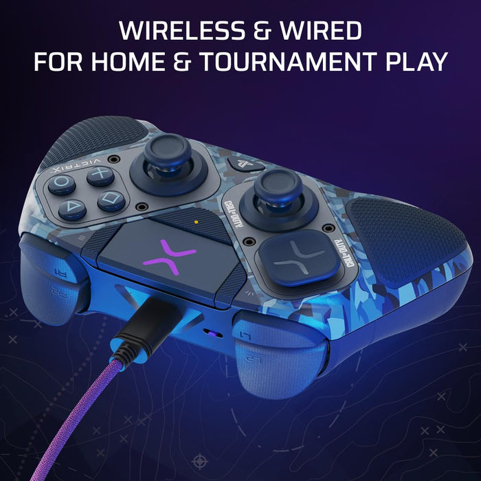 Victrix Pro BFG Wireless Controller for PS5, PS4, and PC, Sony 3D Audio, Modular Buttons/Clutch Triggers/Joystick tekkas-store