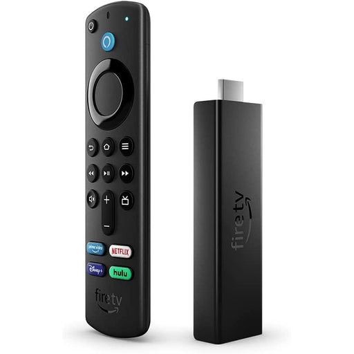 Amazon - Fire TV Stick 4K with Alexa Voice Remote, Dolby Vision, HD Streaming Media Player (includes TV controls) - Black Tekkas Store Streaming & Home Media Players Tekkas_Store