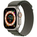 Apple Watch Ultra (GPS + Cellular) 49mm Titanium Case Apple Apple Accessories Alpine Loop - Green Tekkas_Store
