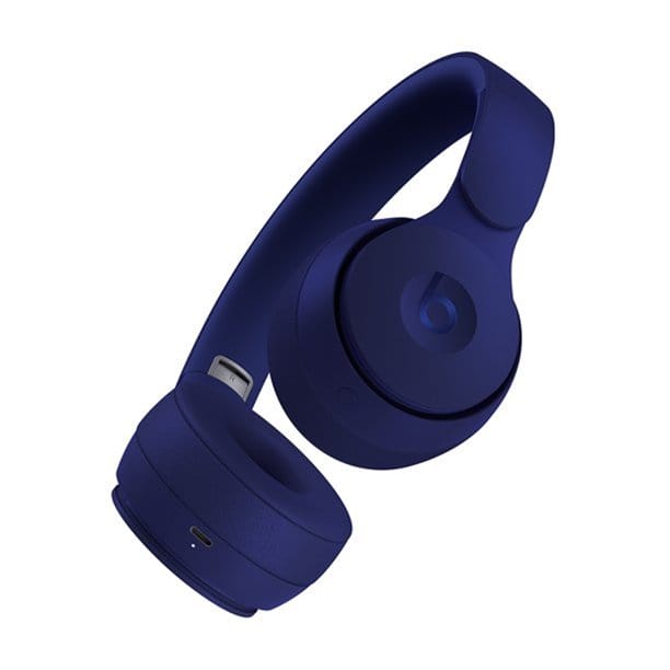 Beats by Dre - Beats Solo Pro Matte Collection Wireless Noise Cancelling On-Ear Headphones Apple Headphones Navy blue Tekkas_Store