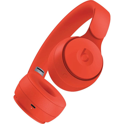 Beats by Dre - Beats Solo Pro Matte Collection Wireless Noise Cancelling On-Ear Headphones Apple Headphones Red Tekkas_Store