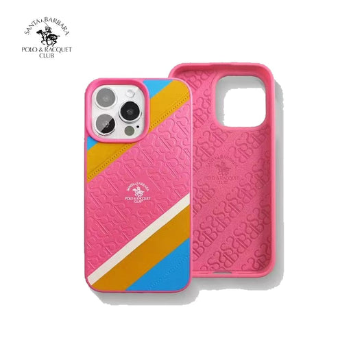 Franco Series Genuine Santa Barbara Leather Case for iPhone Tekkas Store Apple Accessories Pink / iPhone 13 Tekkas_Store