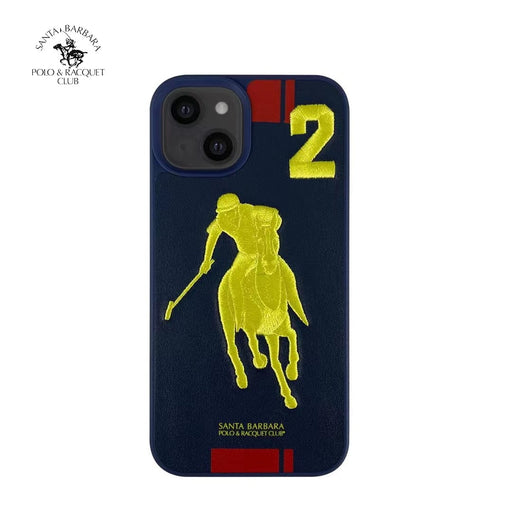 Garner Series Genuine Santa Barbara Leather Case for iPhone Tekkas Store Apple Accessories Navy Blue / iPhone 13 Tekkas_Store