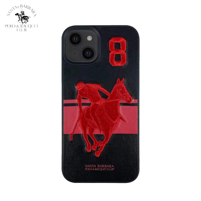 Garner Series Genuine Santa Barbara Leather Case for iPhone Tekkas Store Apple Accessories Black / iPhone 13 Tekkas_Store