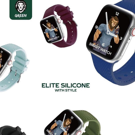 Greenlion Elite Silicone Strap for Apple Watch Tekkas Store Apple Accessories Tekkas_Store