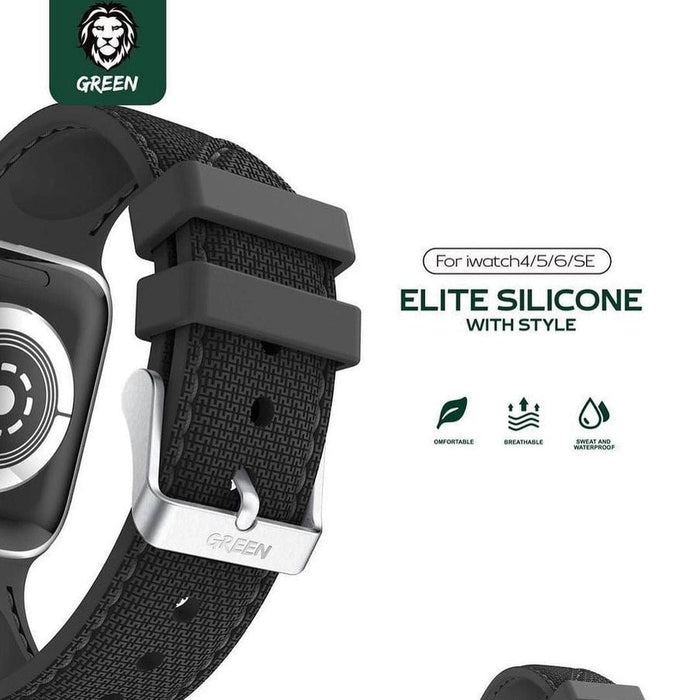 Greenlion Elite Silicone Strap for Apple Watch Tekkas Store Apple Accessories Tekkas_Store
