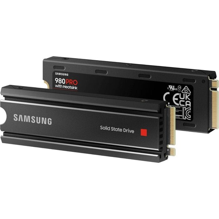 Samsung - 980 PRO Heatsink PCIe Gen 4.0 x4, NVMe 1.3c Internal Gaming SSD (Recommended for PS5) Tekkas Store Games Tekkas_Store